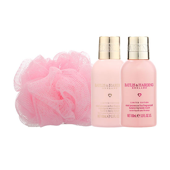 Baylis & Harding Rose Prosecco Fizz Van Gift Set 100ml