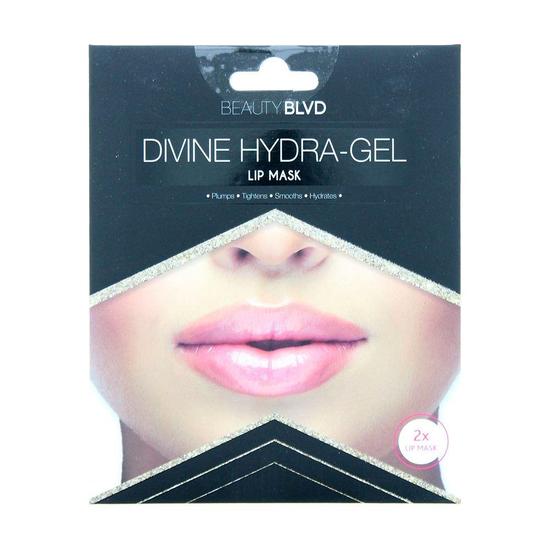 Beauty Blvd Divine Hydra-Gel Gold Radiance Lip Mask 2pc