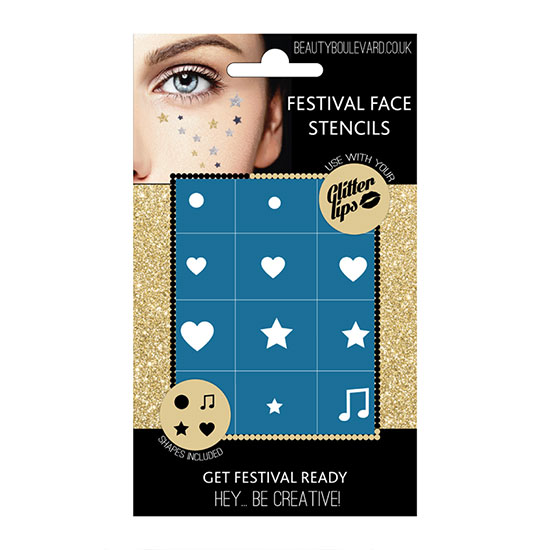 Beauty Blvd Festival Face Stencils