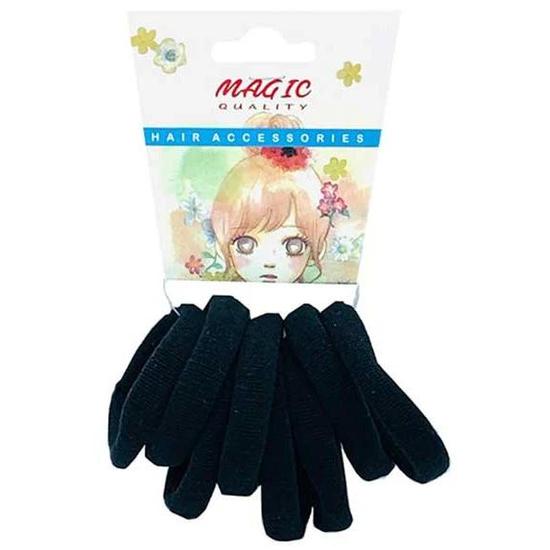 Beauty Collection Magic Quality Hair Elastic Bands Black TP15BLA