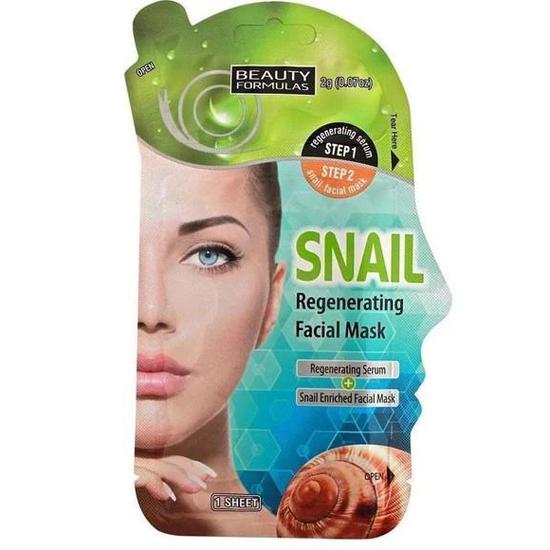 Beauty Formulas Snail Regenerating Facial Mask 2g