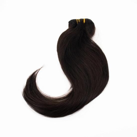 Beauty Works Deluxe Clip-In 18 Inch Hair Extensions Ebony Imperfect Box
