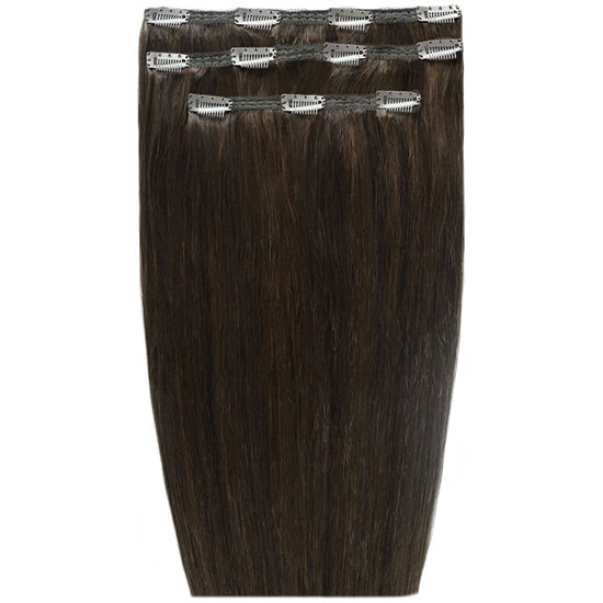 Beauty Works Deluxe Clip-In Hair Extensions 18 Inch Raven 2