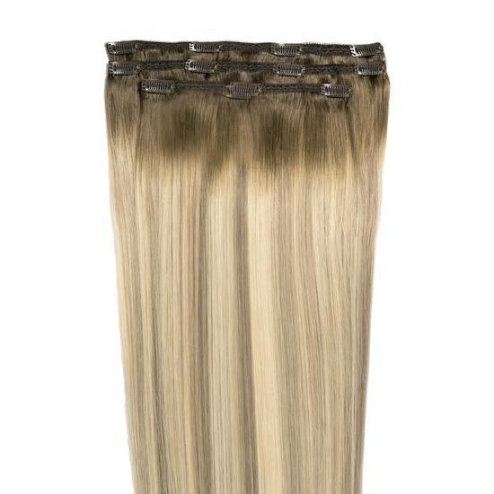Beauty Works Deluxe Clip-In Hair Extensions 18" Caramel