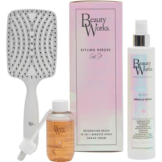 Beauty Works Styling Heroes Hair Treatment Gift Set Ultimate kit for smooth, frizz-free locks