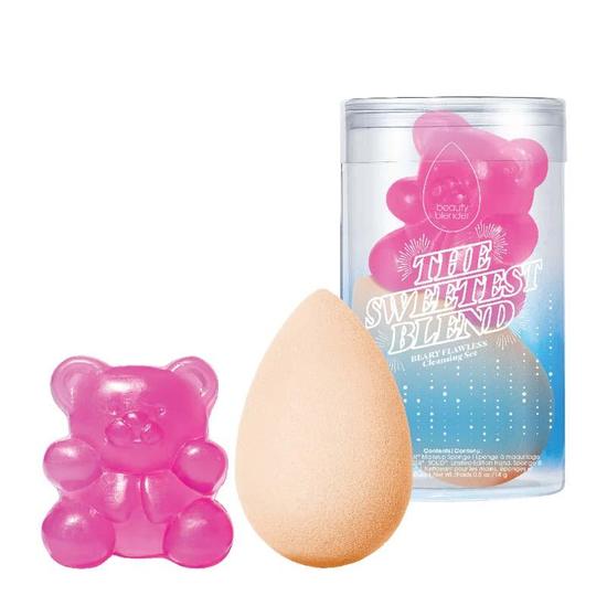 beautyblender The Sweetest Blend Beary Flawless Cleansing Set 1x Beautyblender makeup sponge + 1x Gummy bear shaped cleanser