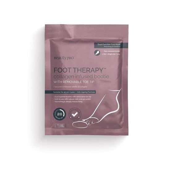 BeautyPro Foot Therapy Collagen Infused Bootie 1 Pair