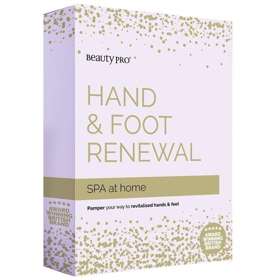 BeautyPro Spa At Home: Hand & Foot Renewal Set 1 Foot Therapy Mask, 1 Hand Therapy Mask & 1 Foot & Callus Peel Mask