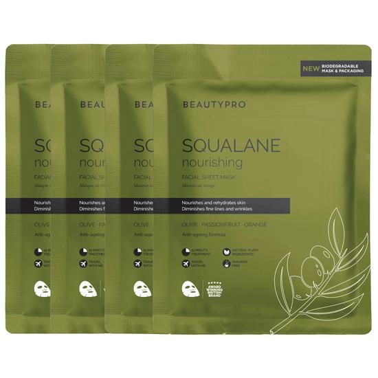 BeautyPro SQUALANE Nourishing Facial Sheet Mask