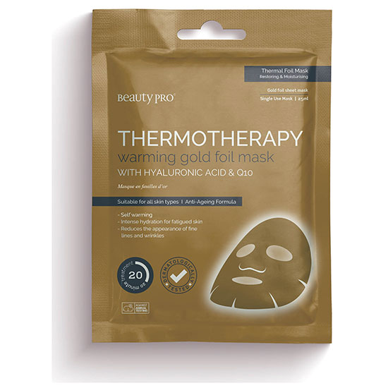 BeautyPro THERMOTHERAPY Warming Gold Foil Mask