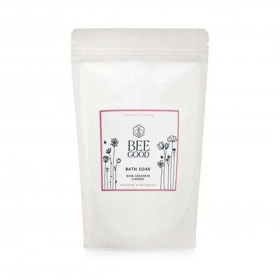 Bee Good Rose, Geranium & Honey Bath Soak 400g Pouch