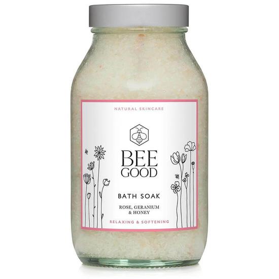 Bee Good Rose, Geranium & Honey Bath Soak 400g