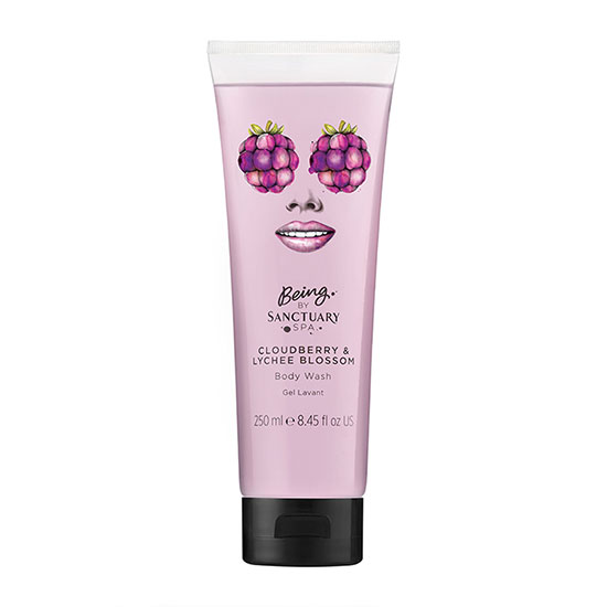 Being By Sanctuary Spa Cloudberry & Lychee Blossom Shower Gel