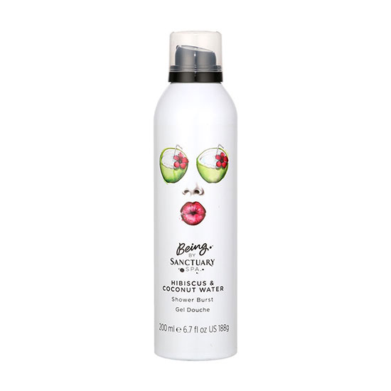 Being By Sanctuary Spa Shower Burst Hibiscus & Coconut
