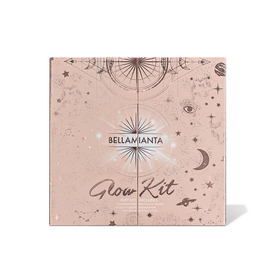 Bellamianta Glow Kit Gift Set Bronzing Drops + Liquid Highlighter + Highlighter
