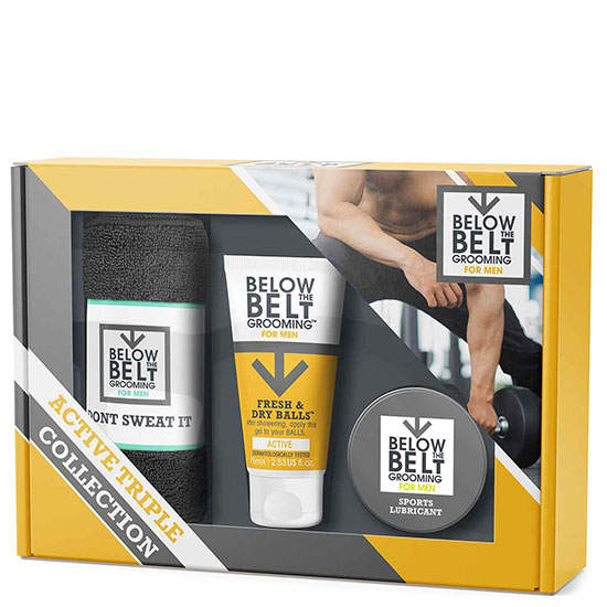 Below the Belt Grooming Gift Box The Active Triple Set