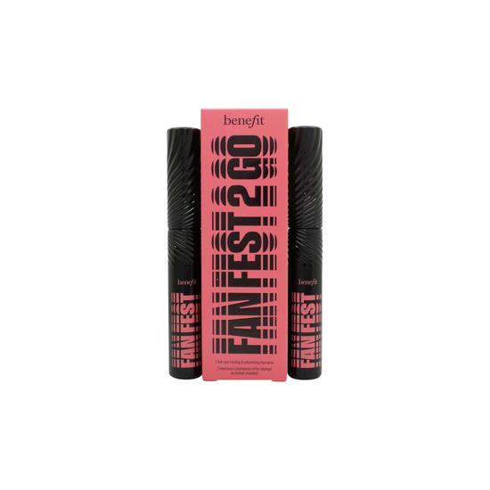 Benefit Fan Fest Fanning & Volumising Mascara Duo Set Fanfest Volumising Black Mascara