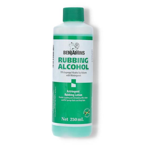 Benjamins Rubbing Alcohol With Wintergreen 250ml