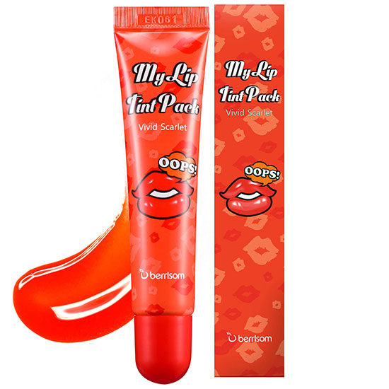Berrisom Oops My Lip Tint Pack Pure Pink Vivid Scarlet