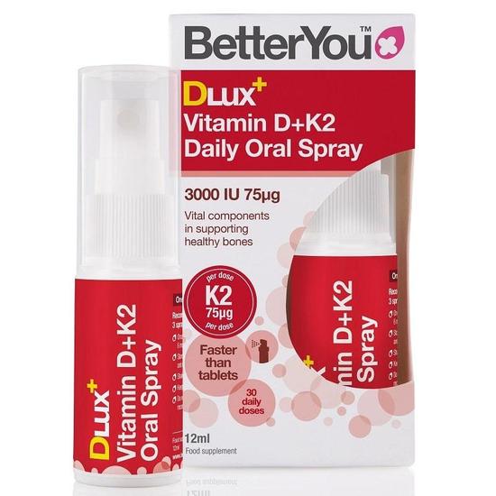 Better You DLux Vitamin D3 + K2 Oral Spray Cosmetify