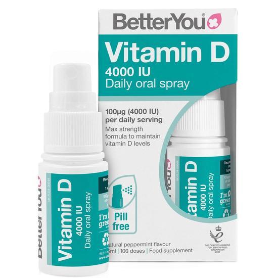 BetterYou DLux4000 Vitamin D Oral Spray