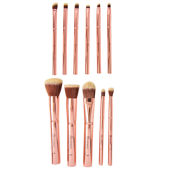 Bh Cosmetics Metal Rose - 11 Piece Brush Set