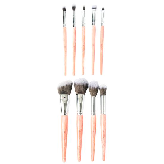 Bh Cosmetics Rose Quartz 9 Piece Brush Set