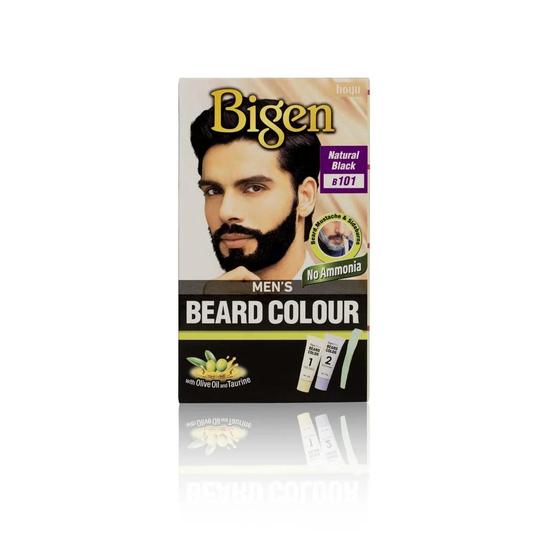 Bigen Men's Beard Colour Natural Black B101