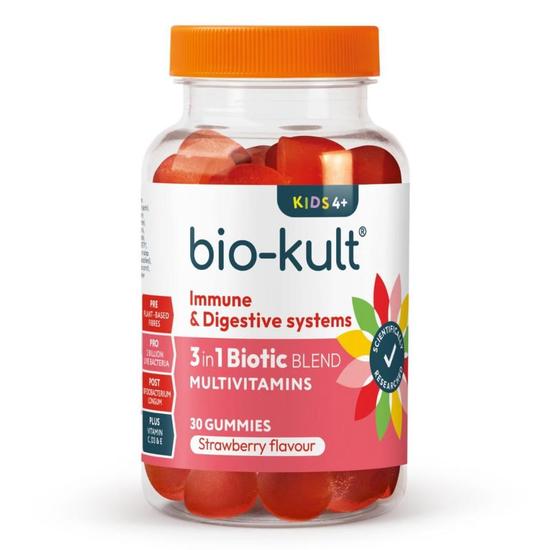 Bio-Kult 3-in-1 Biotic Blend Kids Strawberry Gummies 30 Gummies