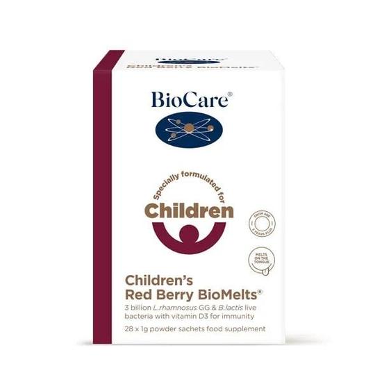 BioCare children's Red Berry Biomelts Sachets 28