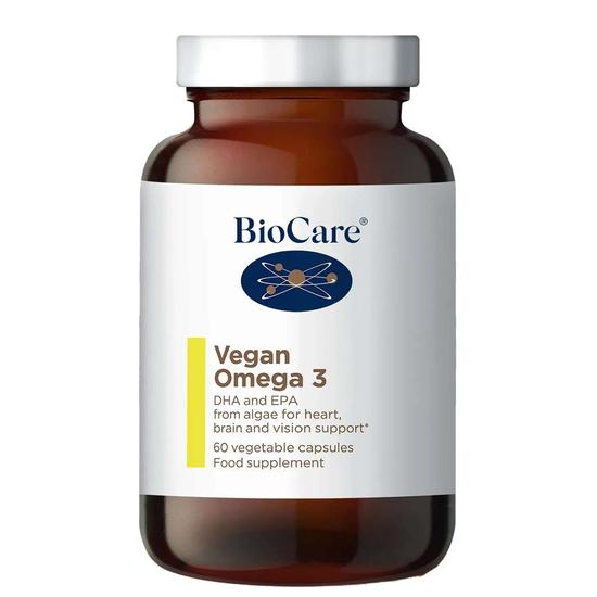 BioCare Fish Oil Supplements Vegan Omega 3 Algal DHA & EPA