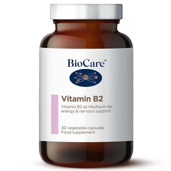 BioCare Vitamin B2 Vegicaps 30 Vegicaps