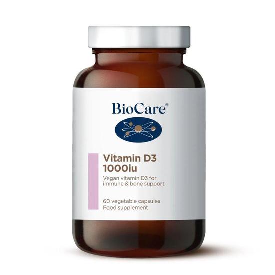 BioCare Vitamin D3 1000iu Vegicaps 60 Vegicaps