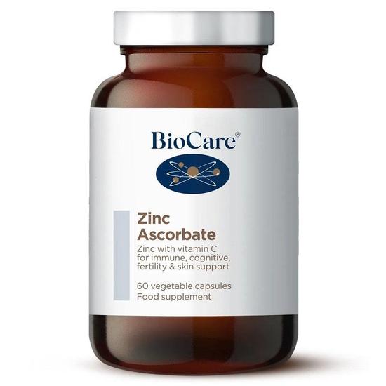 BioCare Zinc Ascorbate Vegicaps 60 Vegicaps