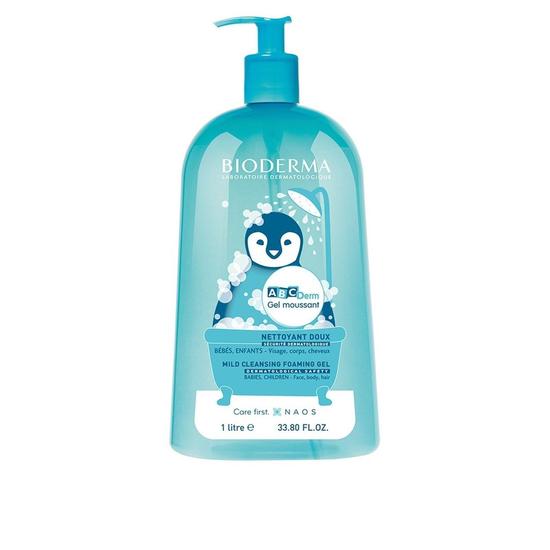 Bioderma ABCDerm Gel Moussant Mild Cleansing Foaming Gel 1000ml