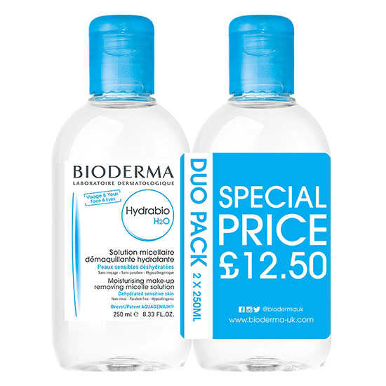 Bioderma Hydrabio H2o Cleanser Duo Pack