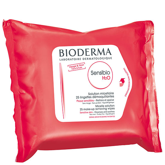 Bioderma Sensibio H2o Micelle Solution Make Up Removing Wipes 25 Pack