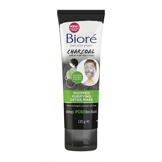 Bioré Charcoal Whipped Purifying Detox Mask 110g