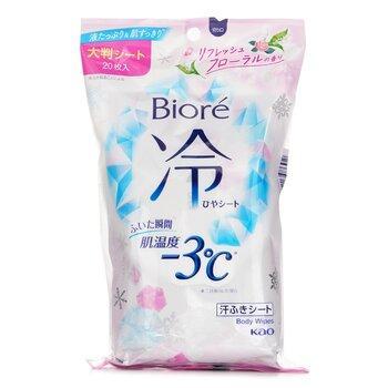 Bioré Ice Cold Body Sheet Floral 20's