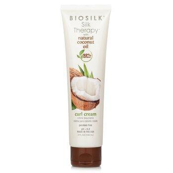 BIOSILK Silk Therapy With Coconut Oil Curl Cream 148ml