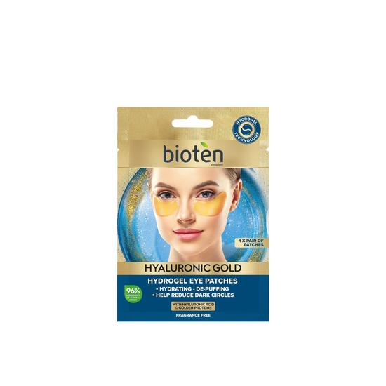 Bioten Hyaluronic Gold Hydrogel Eye Patches Pair x1