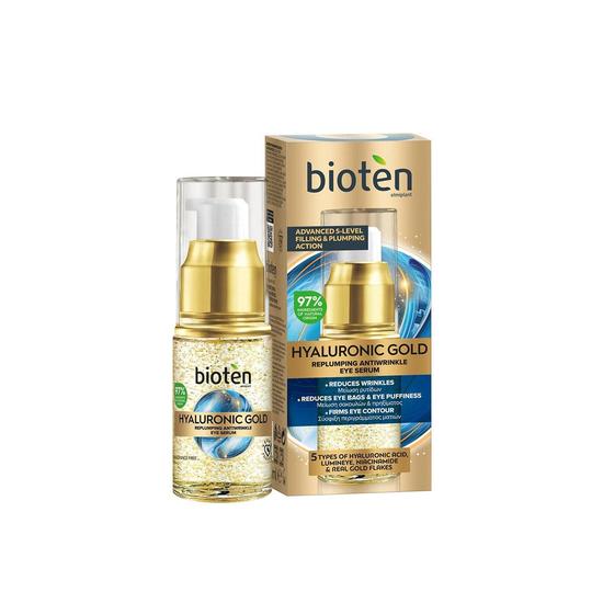 Bioten Hyaluronic Gold Replumping Antiwrinkle Eye Serum 15ml
