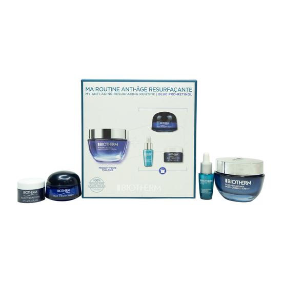 Biotherm Blue Therapy Pro Retinol Gift Set Blue Therapy Pro-Retinol Multi-Correct Cream 50ml + Life Plankton Elixir 7ml + Blue The Soin Yeux 5ml