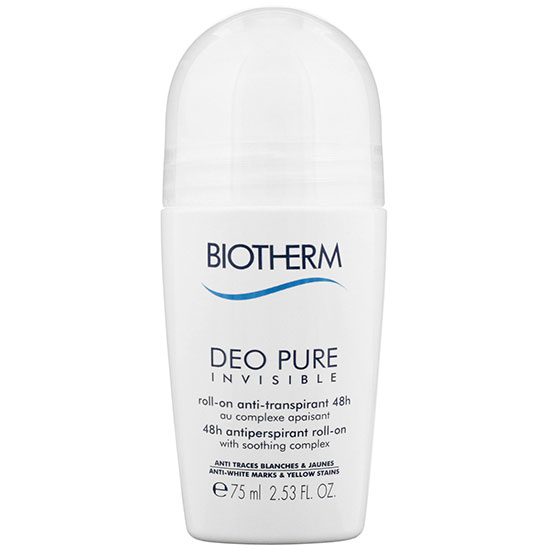 Biotherm Deo Pure Invisible 48h Antiperspirant Roll On With Soothing Complex 75ml
