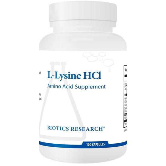 Biotics Research L-Lysine HCl Capsules