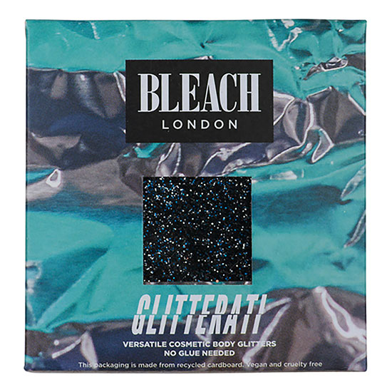 BLEACH LONDON Glitterati Body Glitter Text Me Black
