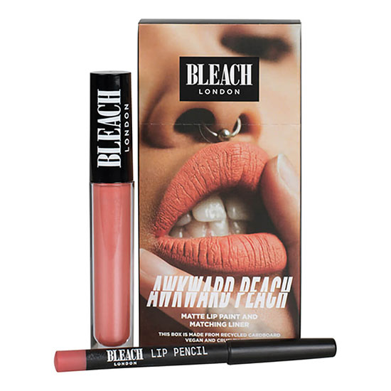 BLEACH LONDON Lip Kit Awkward Peach