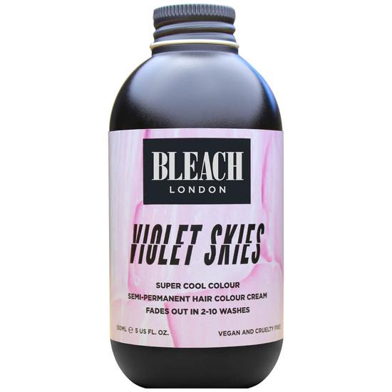 BLEACH LONDON Violet Skies Super Cool Colour Semi-Permanent Hair Colour Cream