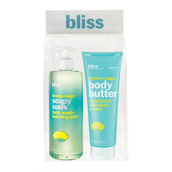 bliss lemon+sage suds + butter set