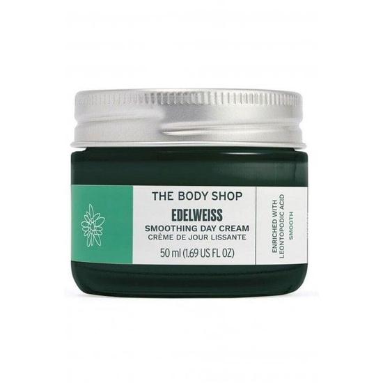 BOD Shop The Body Shop Smoothing Day Cream Edelweiss Vegan For Enriched Fresher Smoother Skin Body Shop 50ml